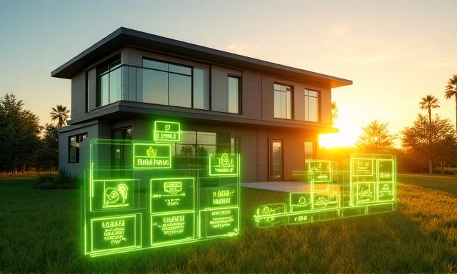 Solar panels and smart thermostat interface